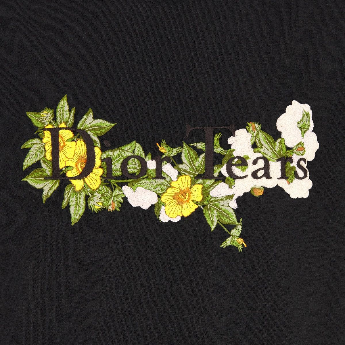 Dior o1bcso1str0225 Tears T-Shirt in Black Size US XL / EU 56 / 4 - 3 Thumbnail