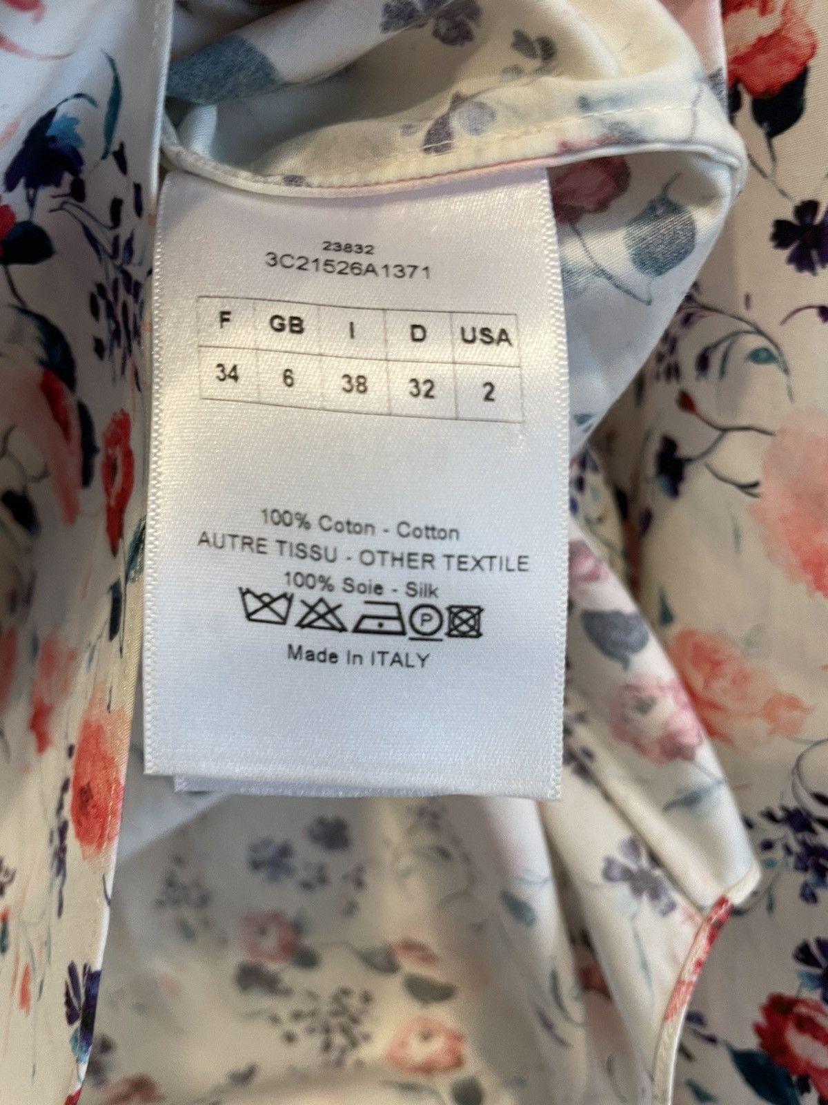 Christian Dior Monsieur × Dior 💎RARE💎 Christian Dior Floral Vintage Shirt Size M / US 6-8 / IT 42-44 - 4 Thumbnail