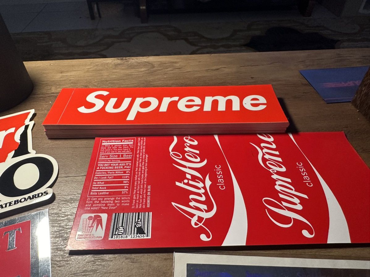 Supreme Supreme Stickers from Various Seaons Size ONE SIZE - 4 Thumbnail