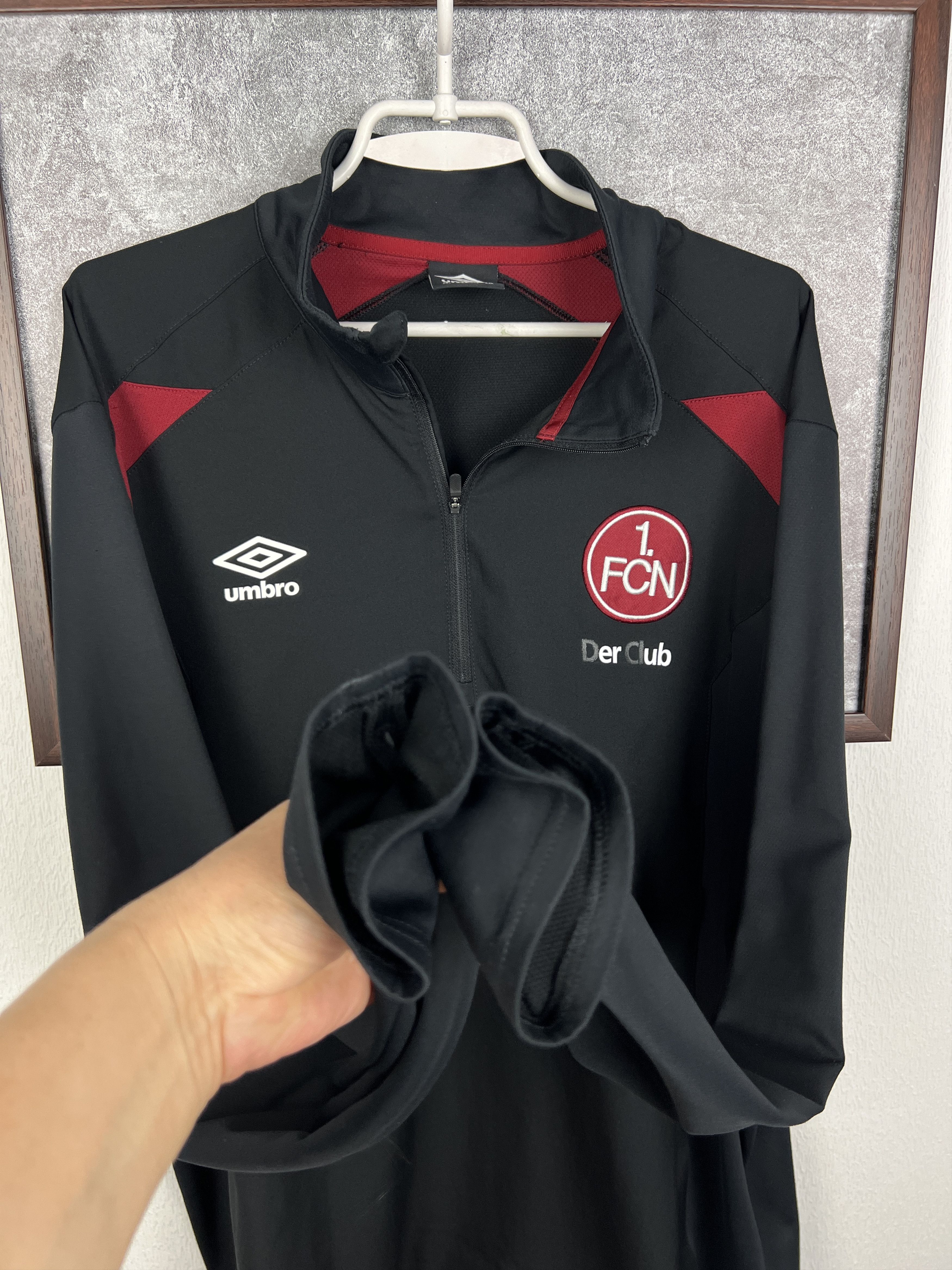 Umbro Nurnberg 1. FCN Football Sweatshirt Soccer Jacket Crewneck Size US XXL / EU 58 / 5 - 6 Thumbnail