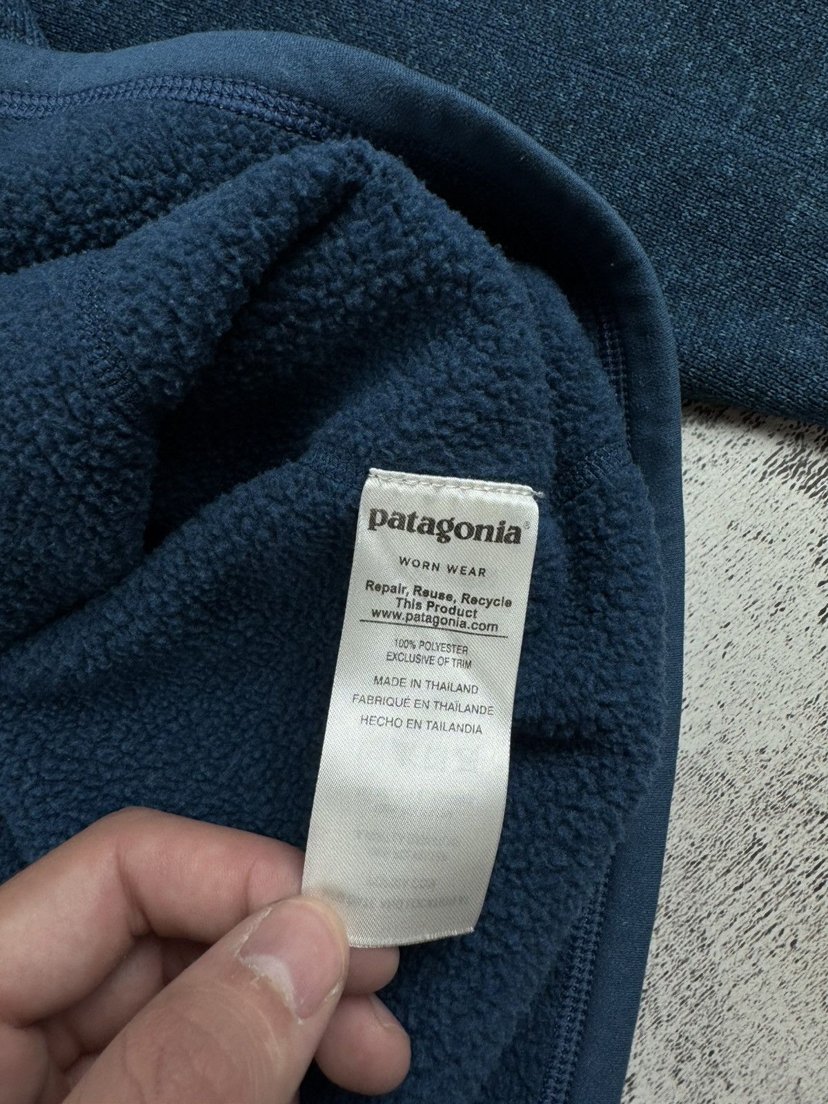 Patagonia Patagonia Hiking Blue Men’s XL Outdoor 1/3 Polyester Fleece Pullover Zip Jacket Size US XL / EU 56 / 4 - 10 Thumbnail