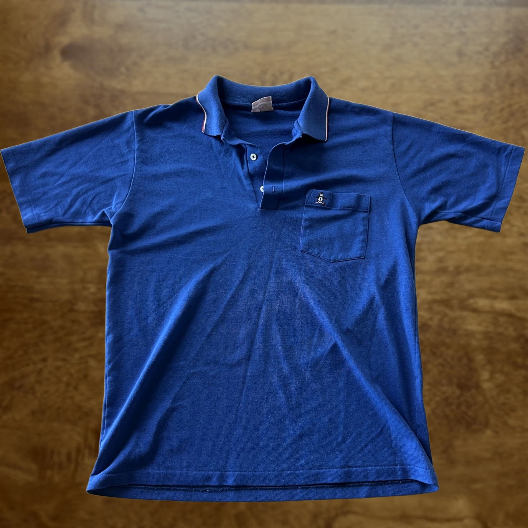 Vintage VINTAGE Grand Slam Munsingwear Polo Shirt Mens Large Blue Short Sleeve Size US L / EU 52-54 / 3 - 1 Thumbnail