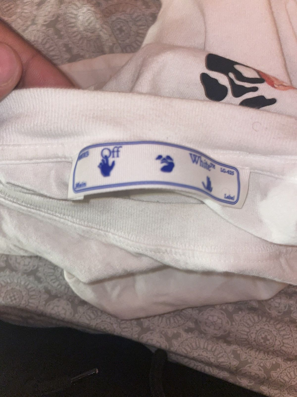 Off-White Off-White Pascal gun hand T-shirt Size US M / EU 48-50 / 2 - 3 Thumbnail