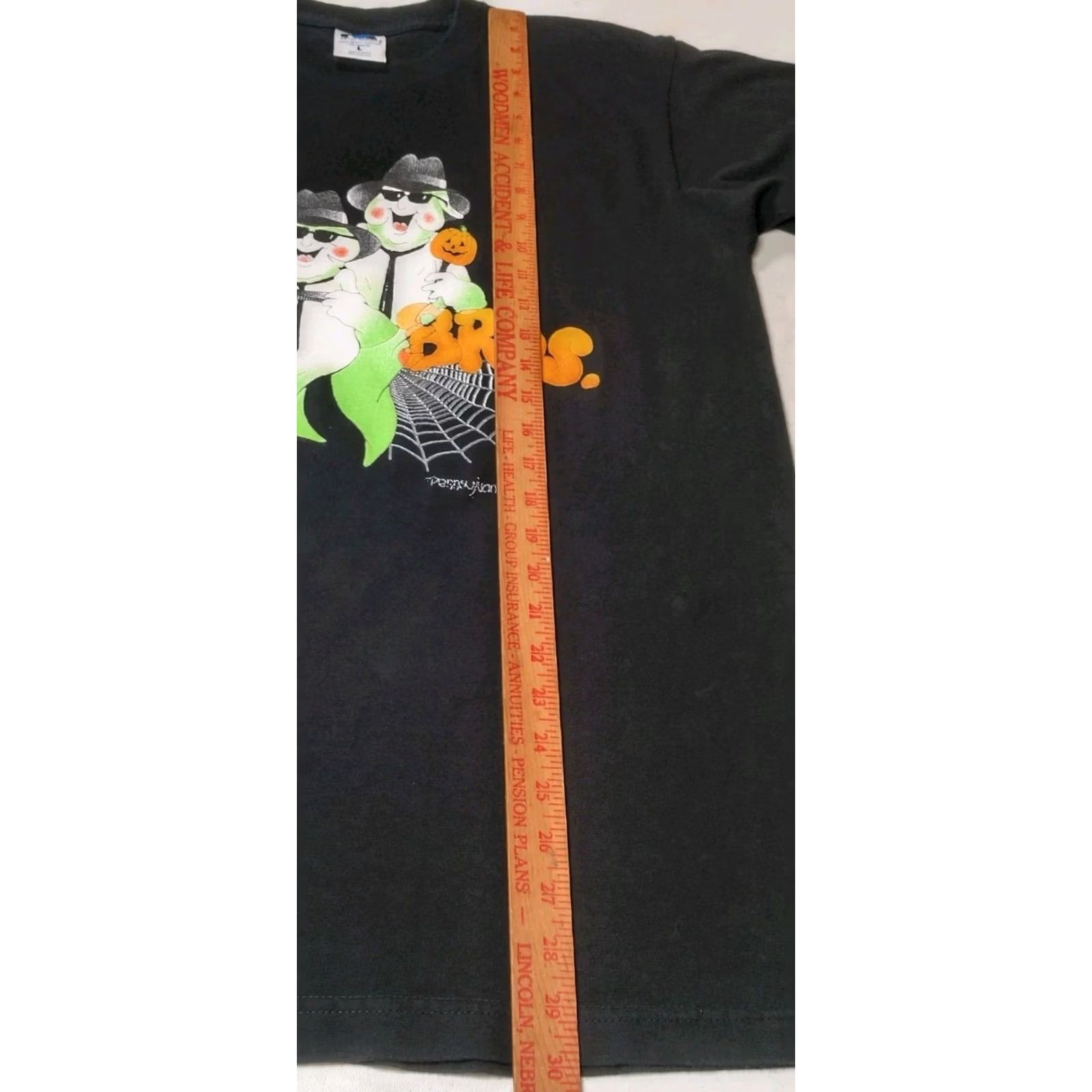 Vintage VINTAGE Halloween Shirt Men L Black Royal Avalon Ghost Boo's Bros Ghosts Blues Brothers Short Sleeve Crew Neck Graphic Halloween Holiday Boo's Bros Size US L / EU 52-54 / 3 - 7 Thumbnail