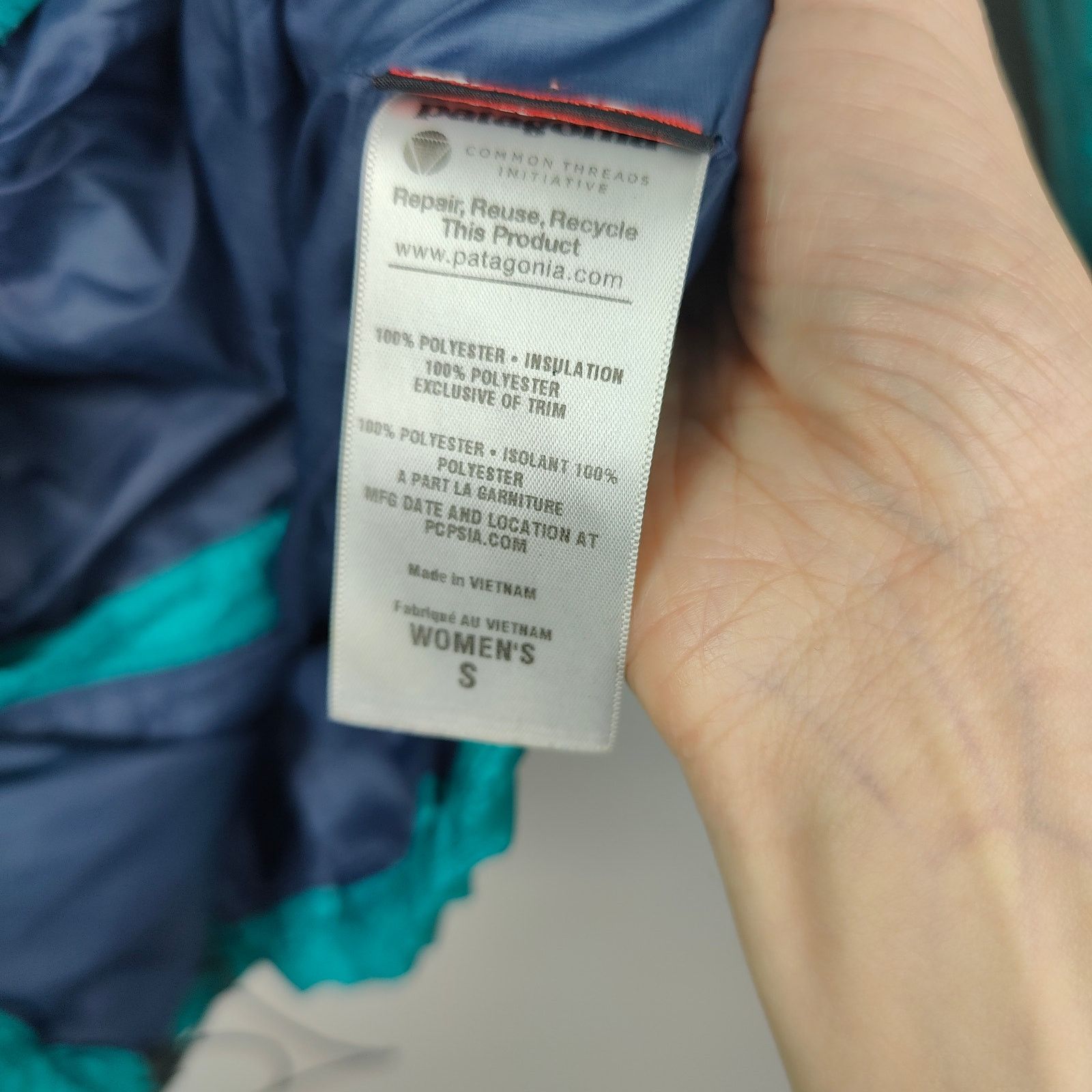 Patagonia Patagonia Nano Puff Jacket Women Small Turquoise Green Size S / US 4 / IT 40 - 10 Thumbnail