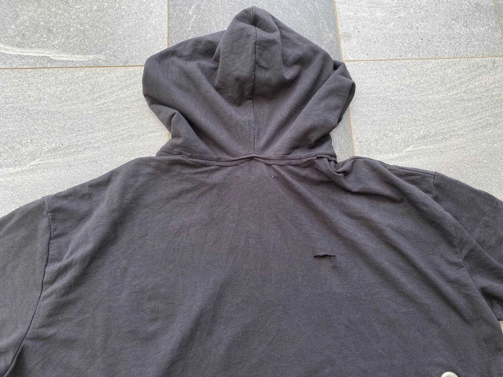Japanese Brand World Wide Love Oversized Distressed Ring Cropped Hoodie Size US XXL / EU 58 / 5 - 11 Thumbnail