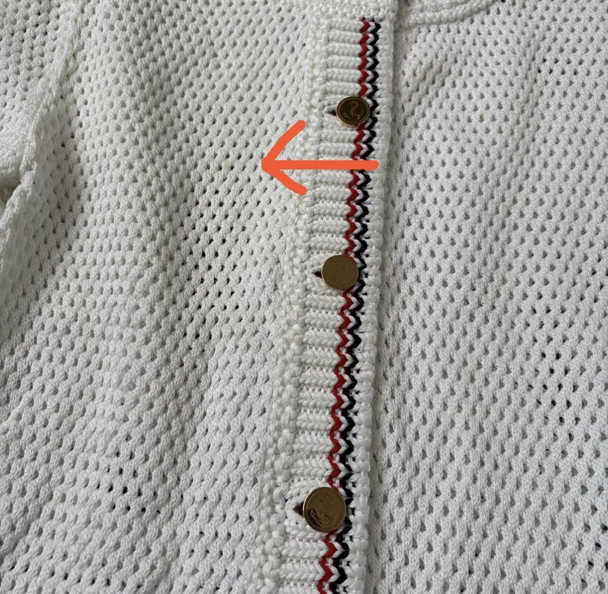 Thom Browne Thom Browne Open Knit Cardigan Size US S / EU 44-46 / 1 - 4 Thumbnail
