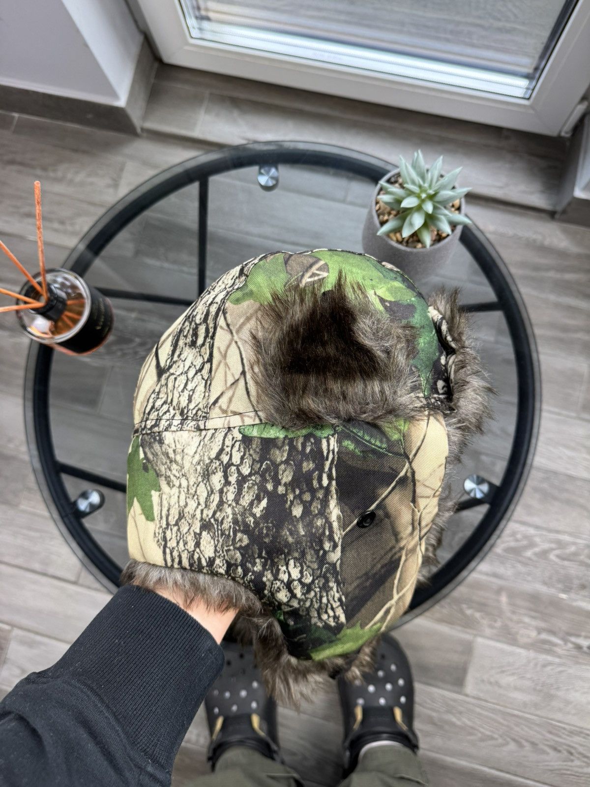 Hysteric Glamour VINTAGE Y2K Realtree Camo Trapper Ushanka Faux Fur Hat Size ONE SIZE - 5 Thumbnail