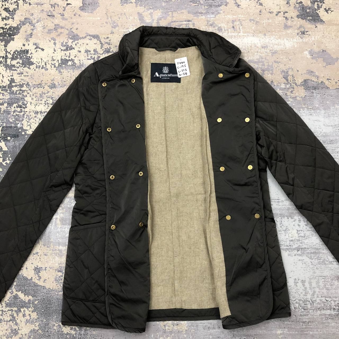 Aquascutum × Japanese Brand Y440 AQUASCUTUM QUILTED DOWN JACKET Size M / US 6-8 / IT 42-44 - 3 Thumbnail