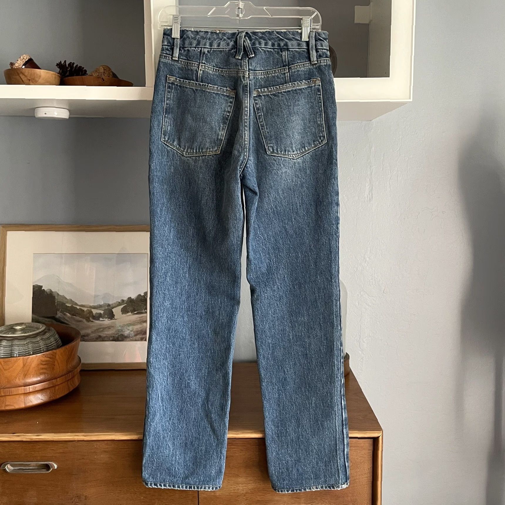 Good American **Good American 90s Icon Blue Straight Jeans Size 26** User: Good American 90s Icon Blue Straight Jeans Size 26 Size 26" / US 2 / IT 38 - 5 Thumbnail