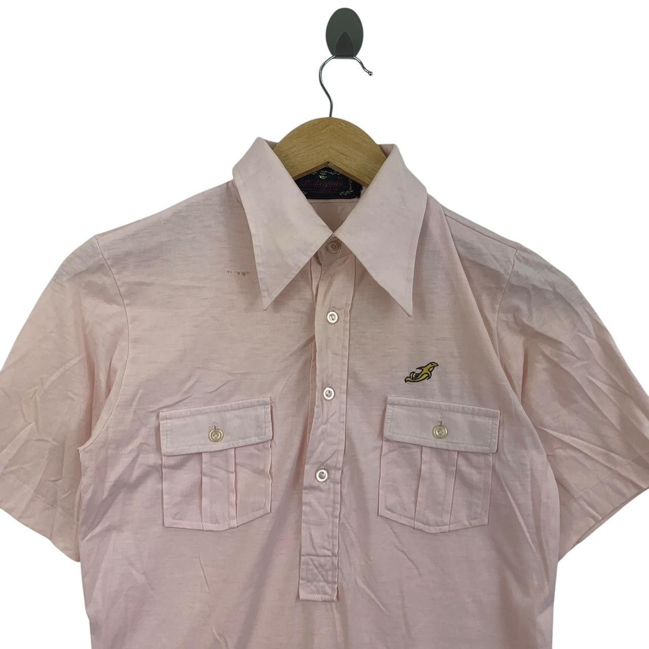 Vintage Vintage 70’ SHAKESPEARE COLUMBIA USA Polo Tee Shirt Size US M / EU 48-50 / 2 - 2 Thumbnail