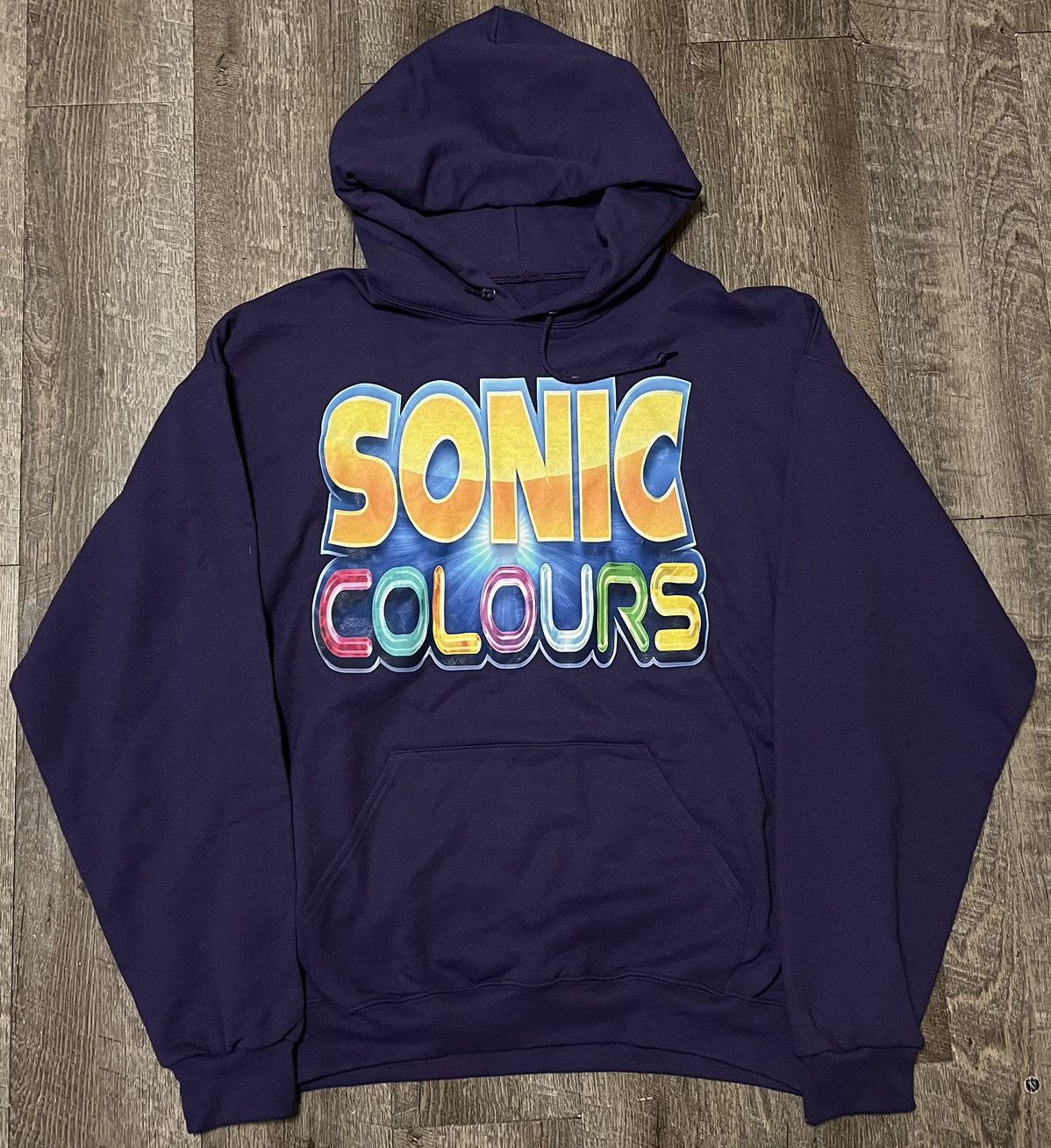 Nintendo Sega Sonic Colours Promo Hoodie size XL Size US XL / EU 56 / 4 - 1 Thumbnail