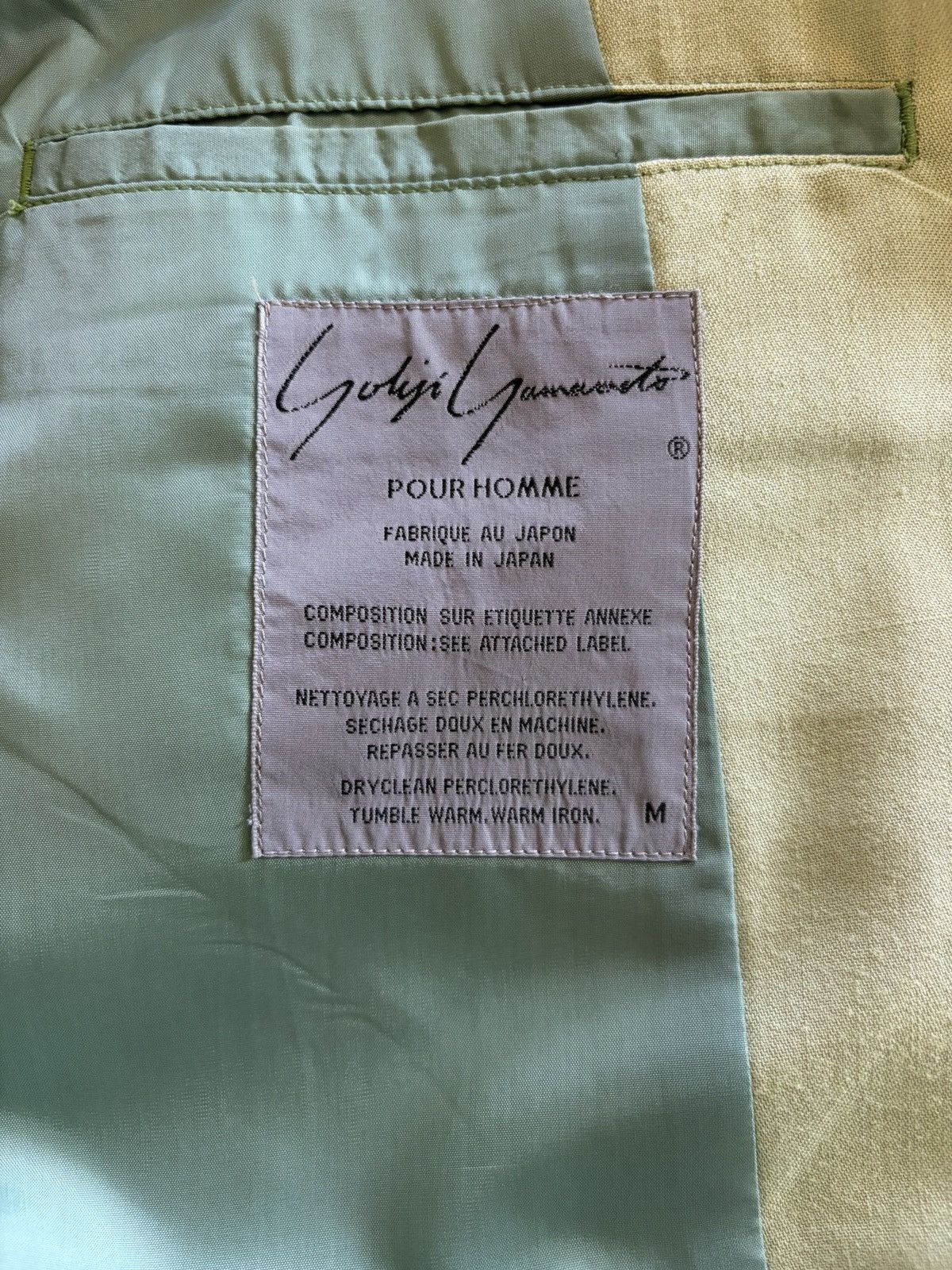 Yohji Yamamoto Yohji Yamamoto mainline late80s/early90s loose-fit jacket Size US M / EU 48-50 / 2 - 2 Thumbnail