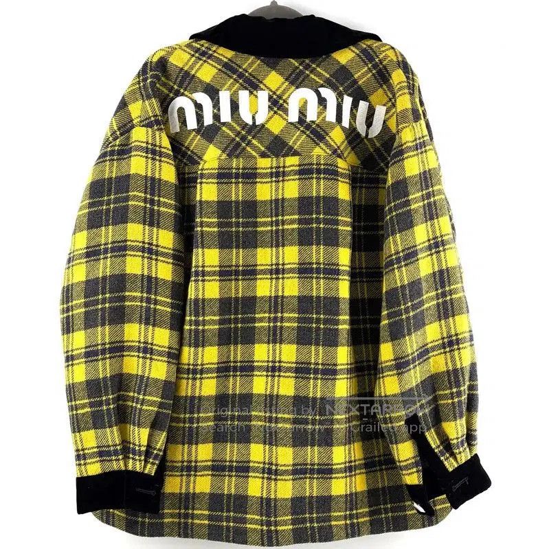 Miu Miu Miu Miu Yellow Women's Jacket . Size XXS / US 00 / IT 34 - 2 Thumbnail