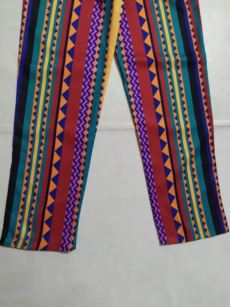 Other Order Plus Multicolour Art Square design High rise Pants Size US 28 / EU 44 - 9 Thumbnail