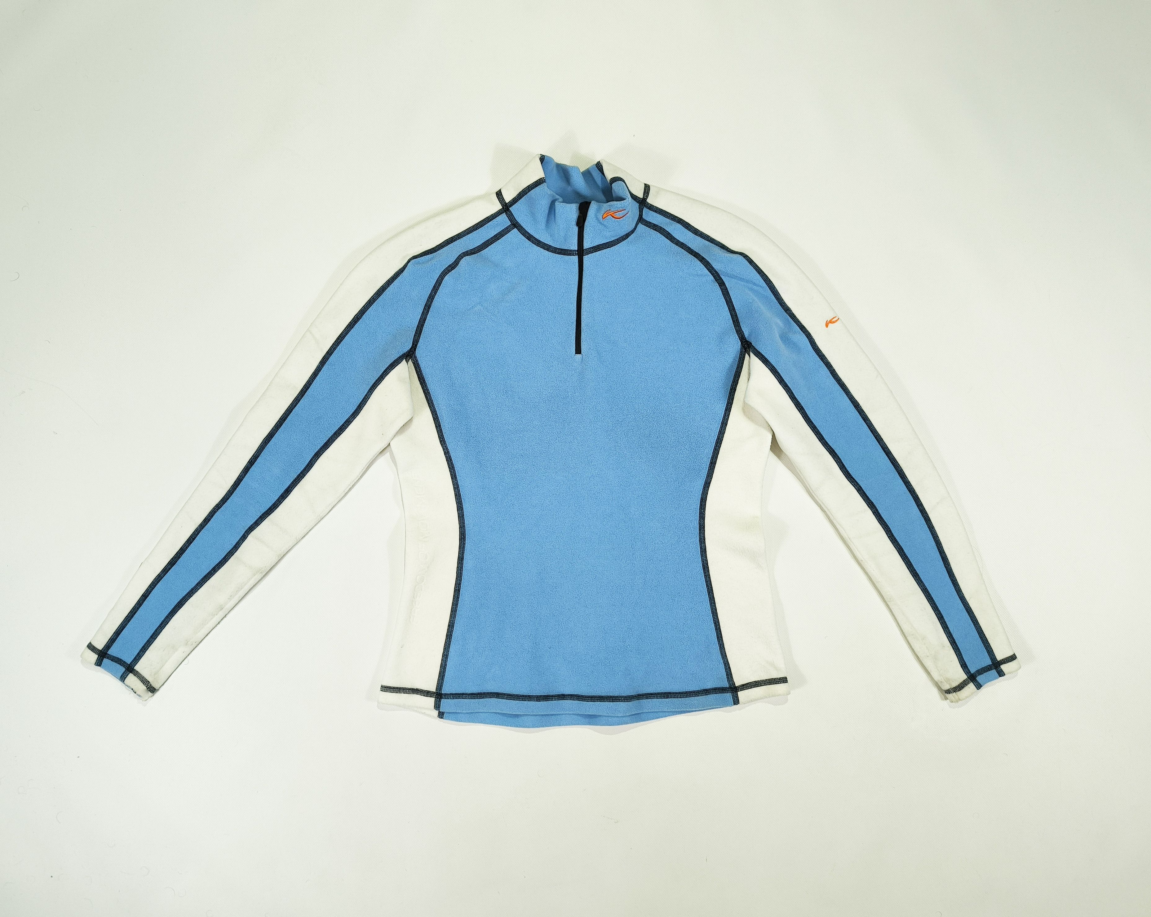 KJUS KJUS Blue Midlayer Pullover 1/4 Zip Fleece Long Sleeve Size M / US 6-8 / IT 42-44 - 1 Thumbnail