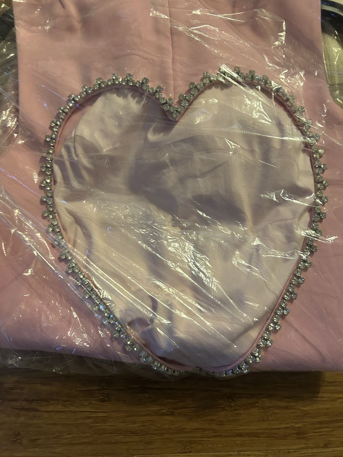 Area Area Crystal Heart Cutout Back Shift Pink Size Large Size L / US 10 / IT 46 - 7 Thumbnail