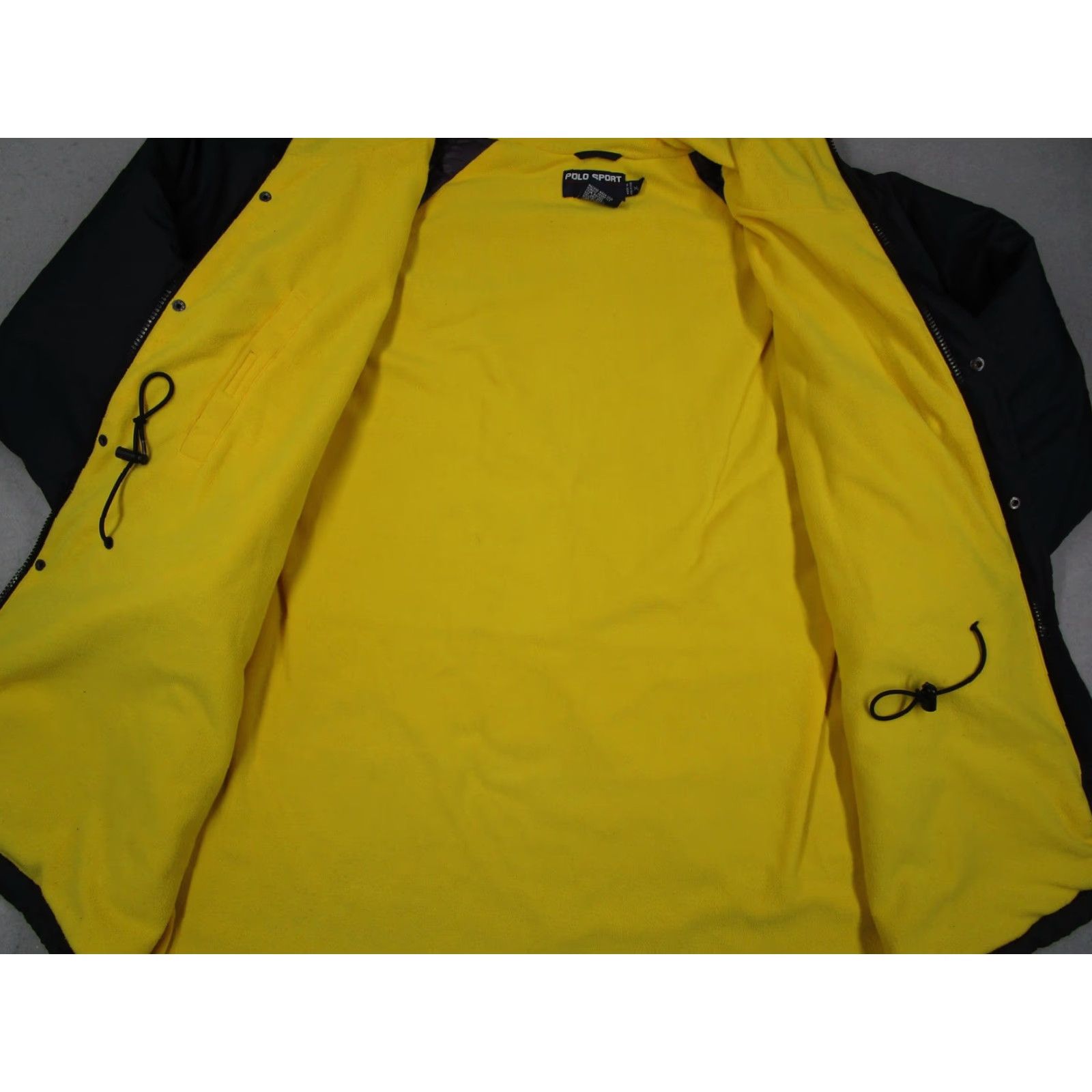 Polo Ralph Lauren VINTAGE Polo Ralph Lauren Sport Coat Mens 2XL Navy Hooded Fleece Parka Size US XXL / EU 58 / 5 - 5 Thumbnail