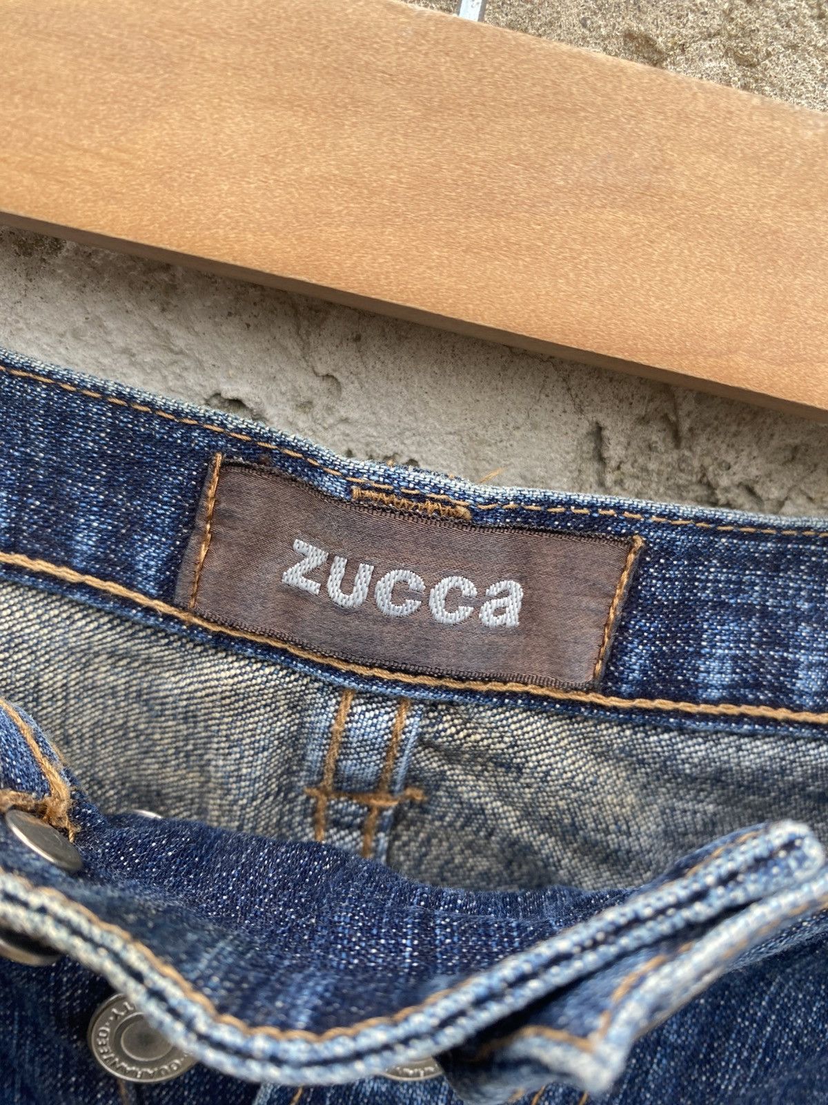 Issey Miyake × Zucca Zucca Denim Shorts Size 31" - 8 Thumbnail