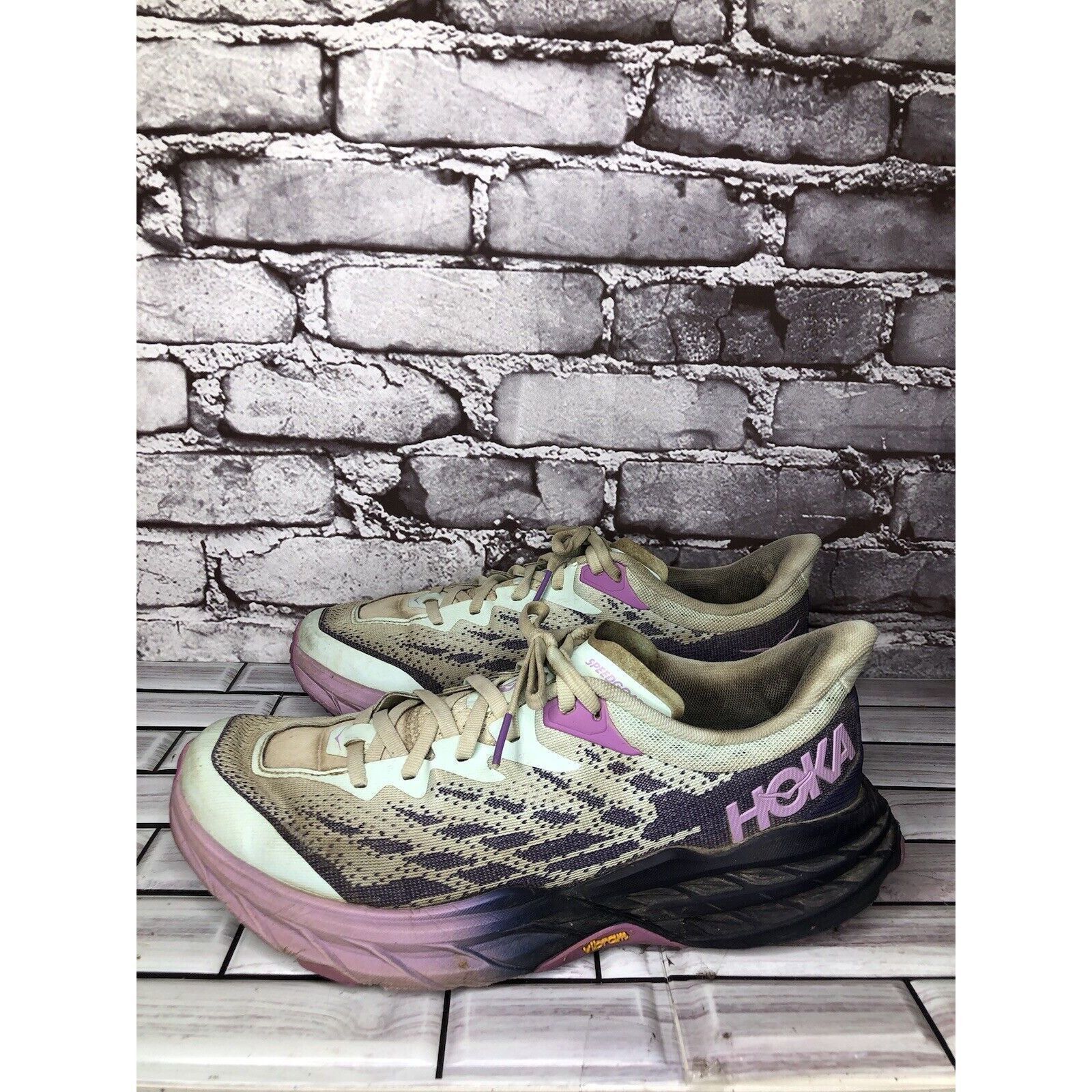 Hoka Hoka One One Speedgoat 5 Sunlit Ocean Lace Running Purple Vi Size US 9.5 / IT 39.5 - 8 Thumbnail