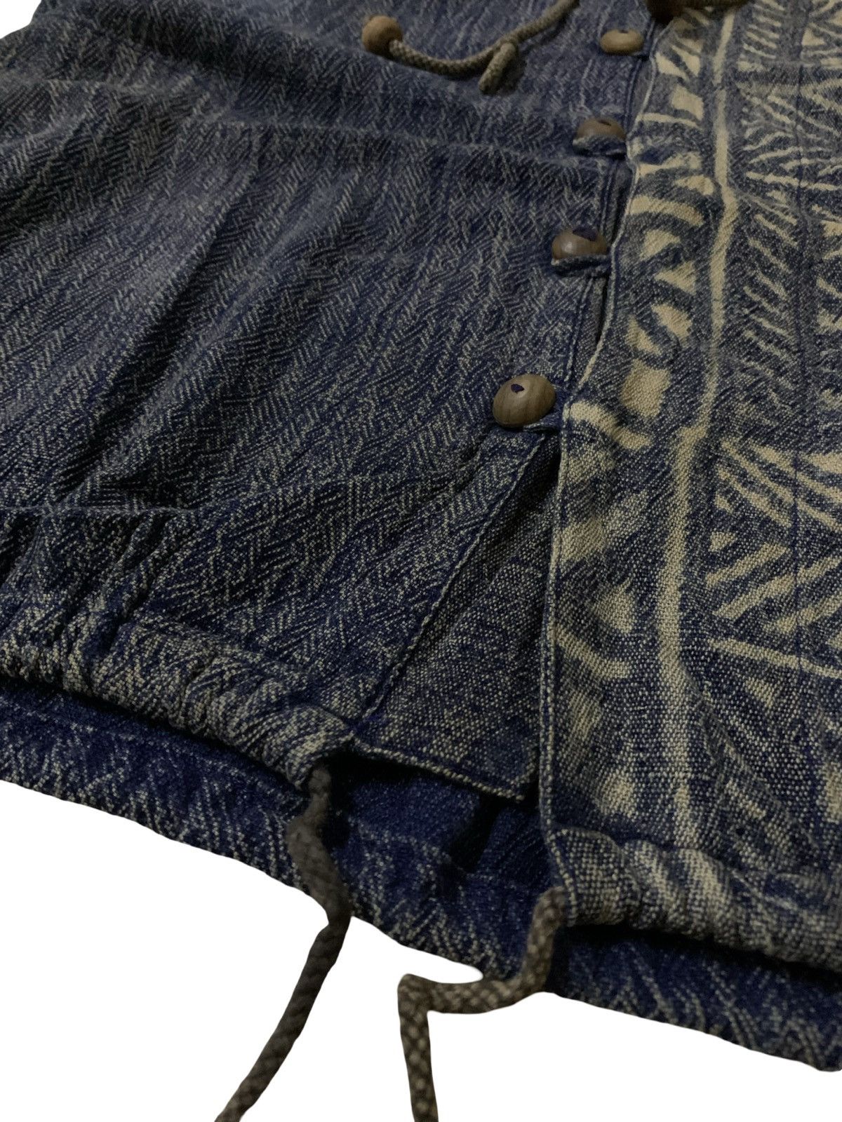 Japanese Brand Vintage Japanese Indigo Blue Patchwork Denim Jacket Size US L / EU 52-54 / 3 - 4 Thumbnail