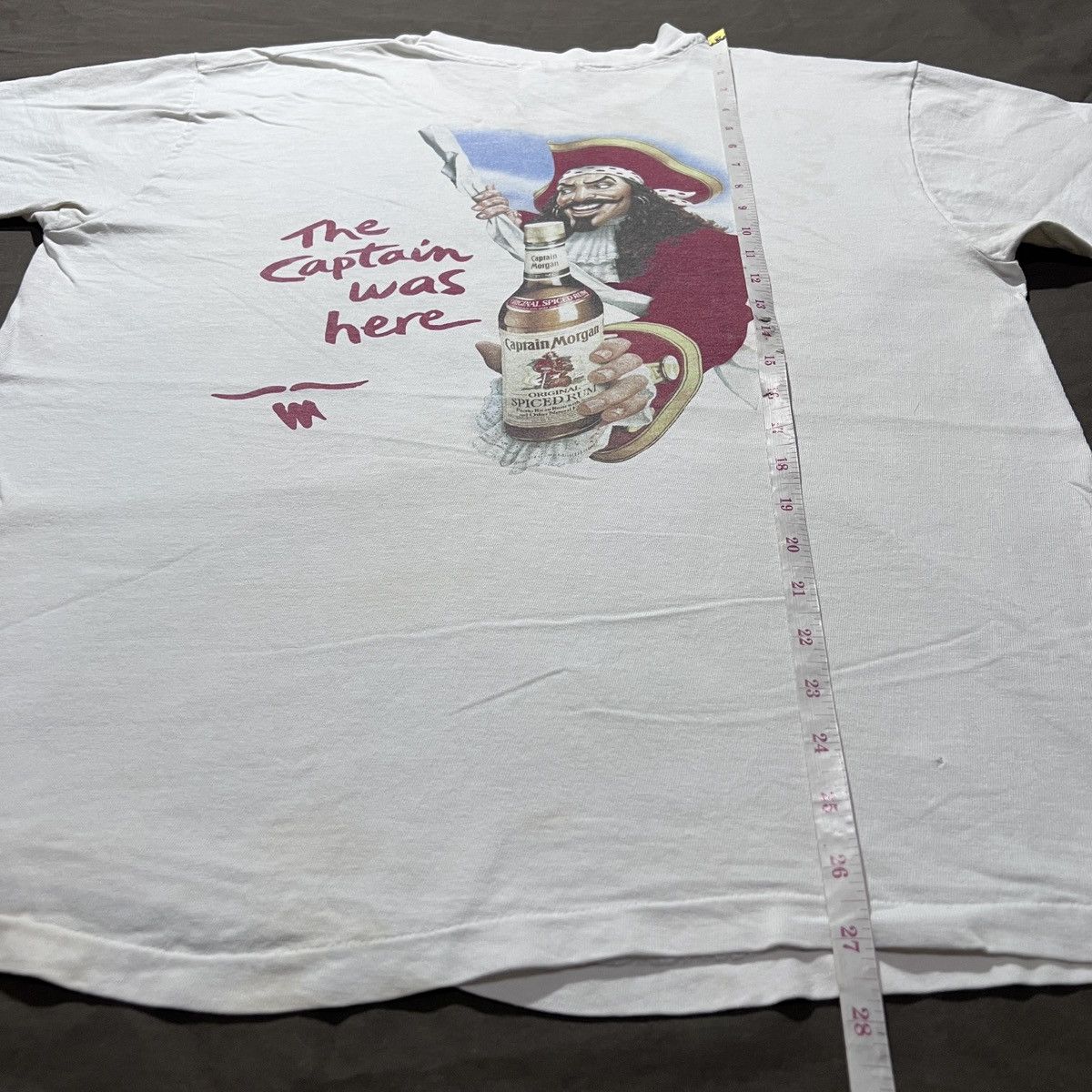Vintage Vintage 90s Captain morgan Promo Tee graphic streetwear Size US L / EU 52-54 / 3 - 15 Thumbnail
