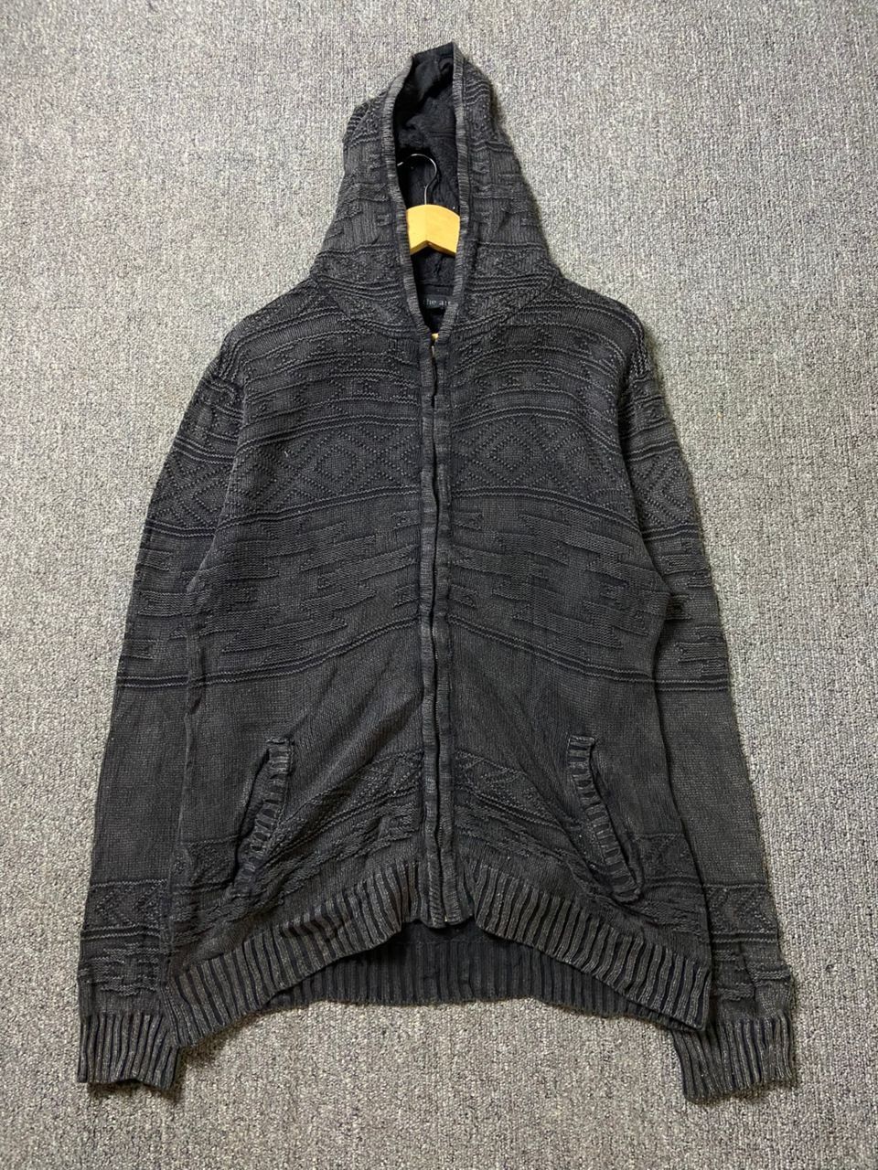 In The Attic In The Attic Knitted Zip Up Jacket (193) Size US L / EU 52-54 / 3 - 1 Thumbnail