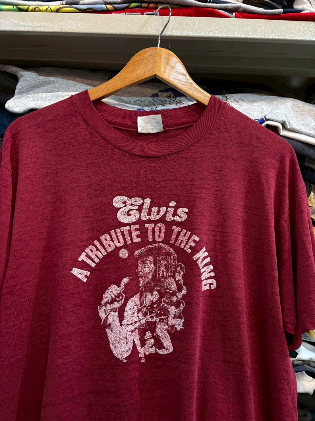 Band Tees Elvis 80’s Size US XL / EU 56 / 4 - 2 Thumbnail