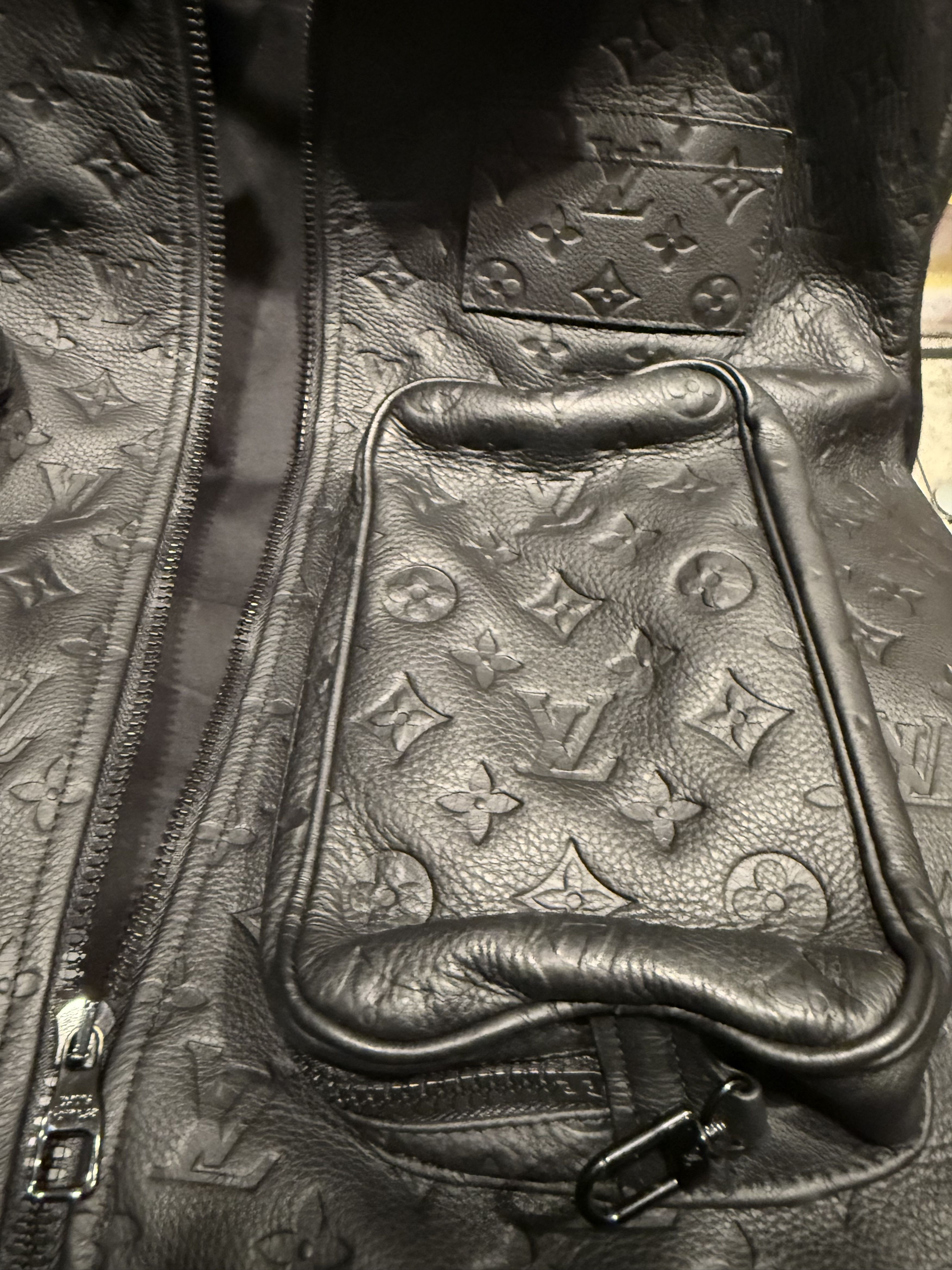 Louis Vuitton Louis Vuitton Leather Monogram Jacket Size US XL / EU 56 / 4 - 9 Thumbnail