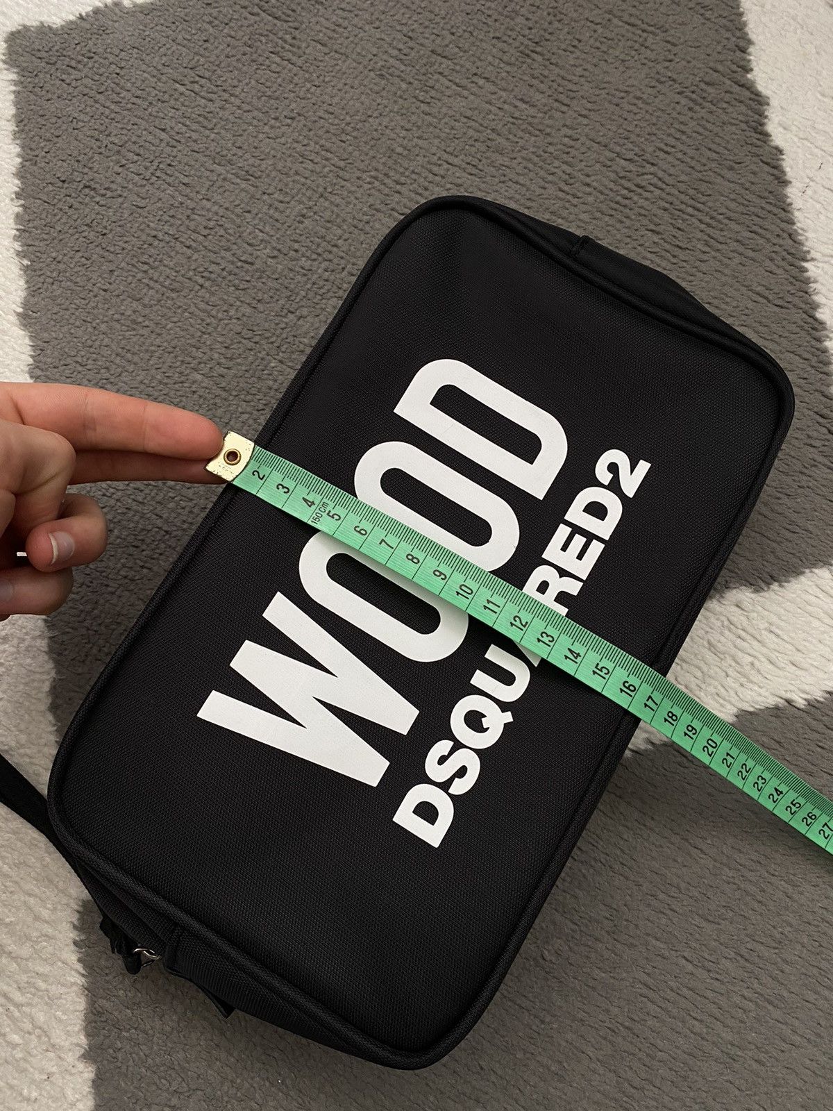 Designer × Dsquared2 Dsquared2 DSQ2 Wood Pouch Toiletry Bag Size ONE SIZE - 12 Thumbnail