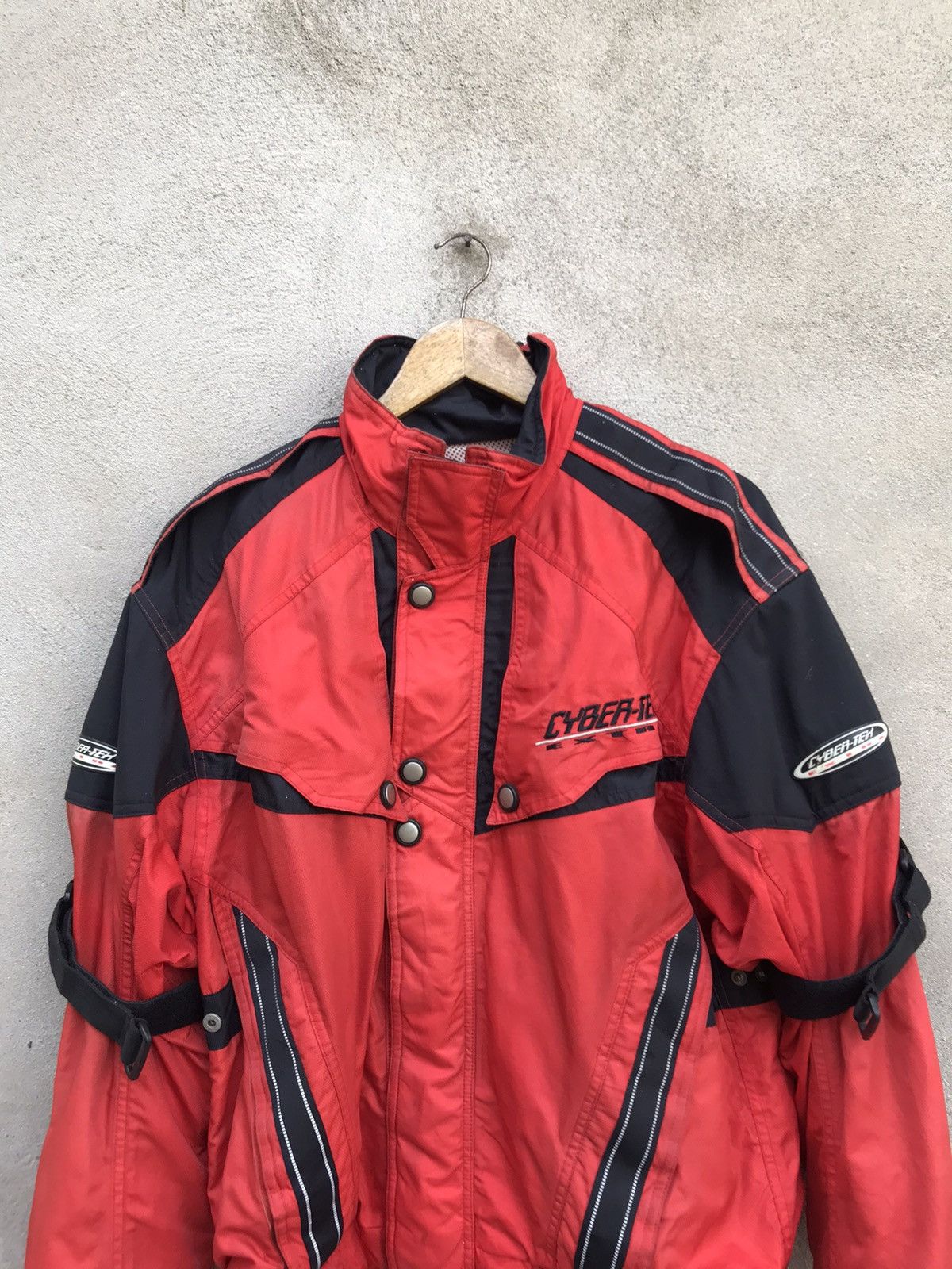 Vintage × Yamaha RARE YAMAHA RACING JACKET CYBER TEX RIDER SUN FADED Size US L / EU 52-54 / 3 - 6 Thumbnail