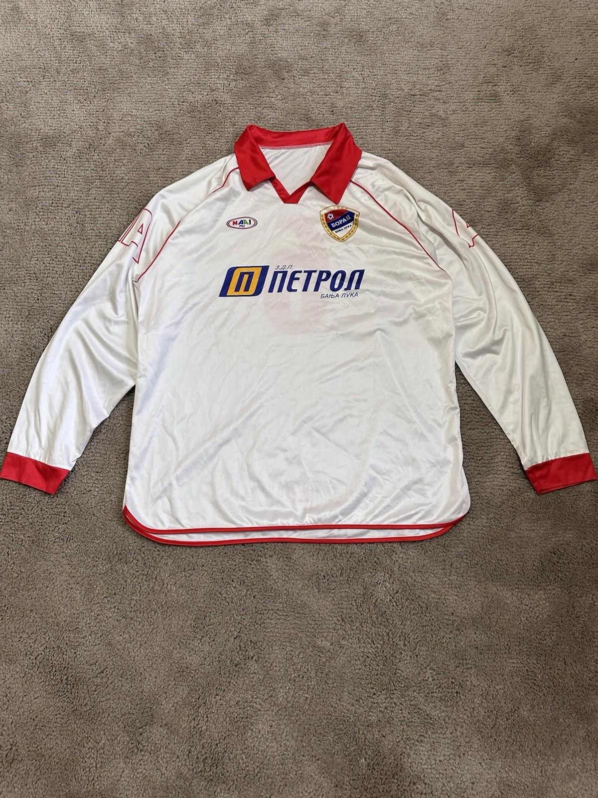 Native Naai Borac Banja Luka Bosnia LS Football Shirt Soccer Jersey Size US L / EU 52-54 / 3 - 1 Thumbnail