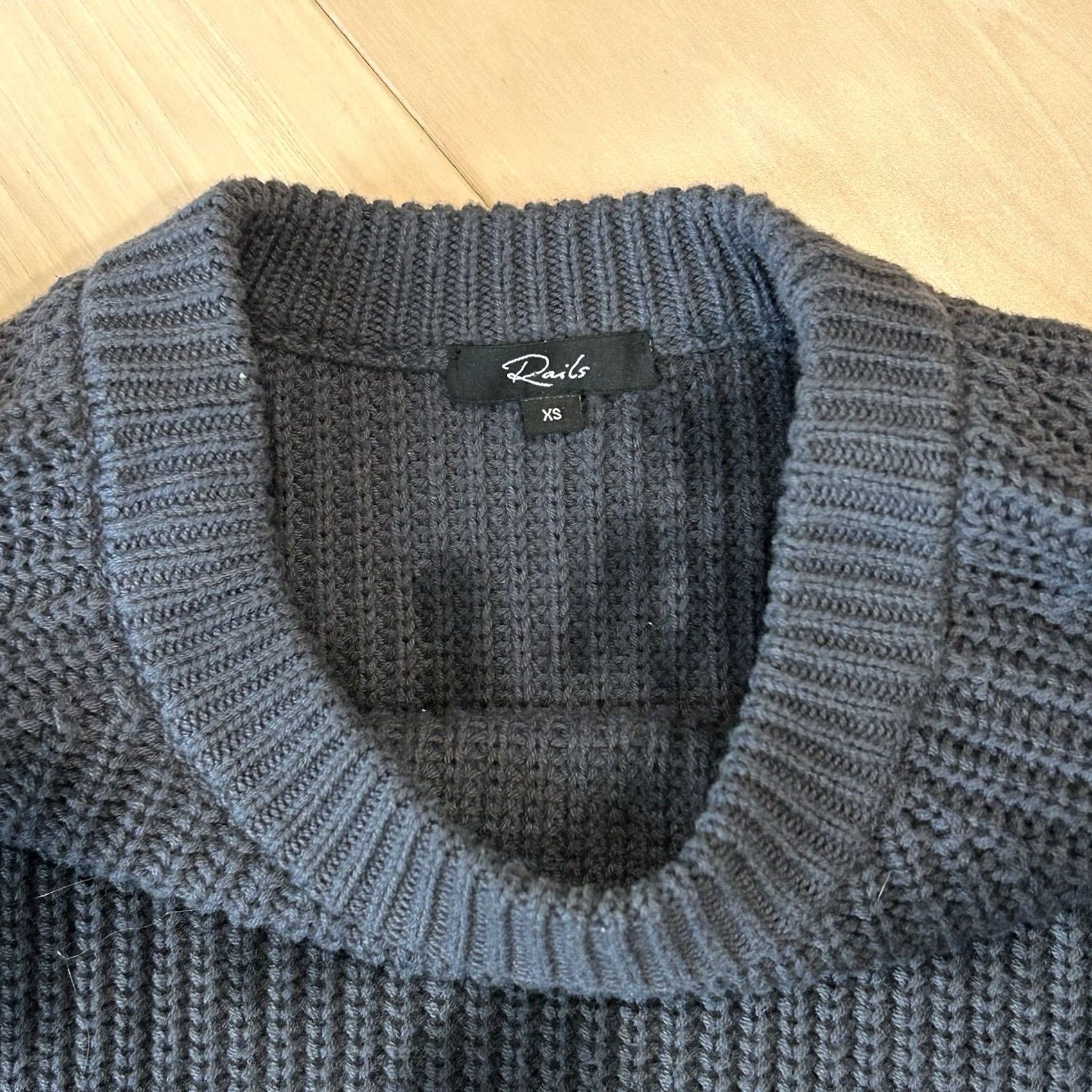 Rails VINTAGE Rails Venus Iron Black Tie Dye Crew Sweater Cotton Cashmere Womens XS Size XS / US 0-2 / IT 36-38 - 4 Thumbnail