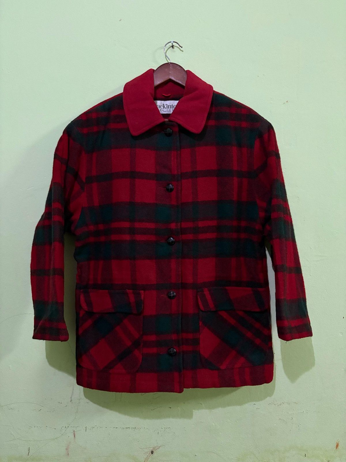 Mackintosh Mackintosh Wool Jacket Tartan Design Size US L / EU 52-54 / 3 - 1 Thumbnail