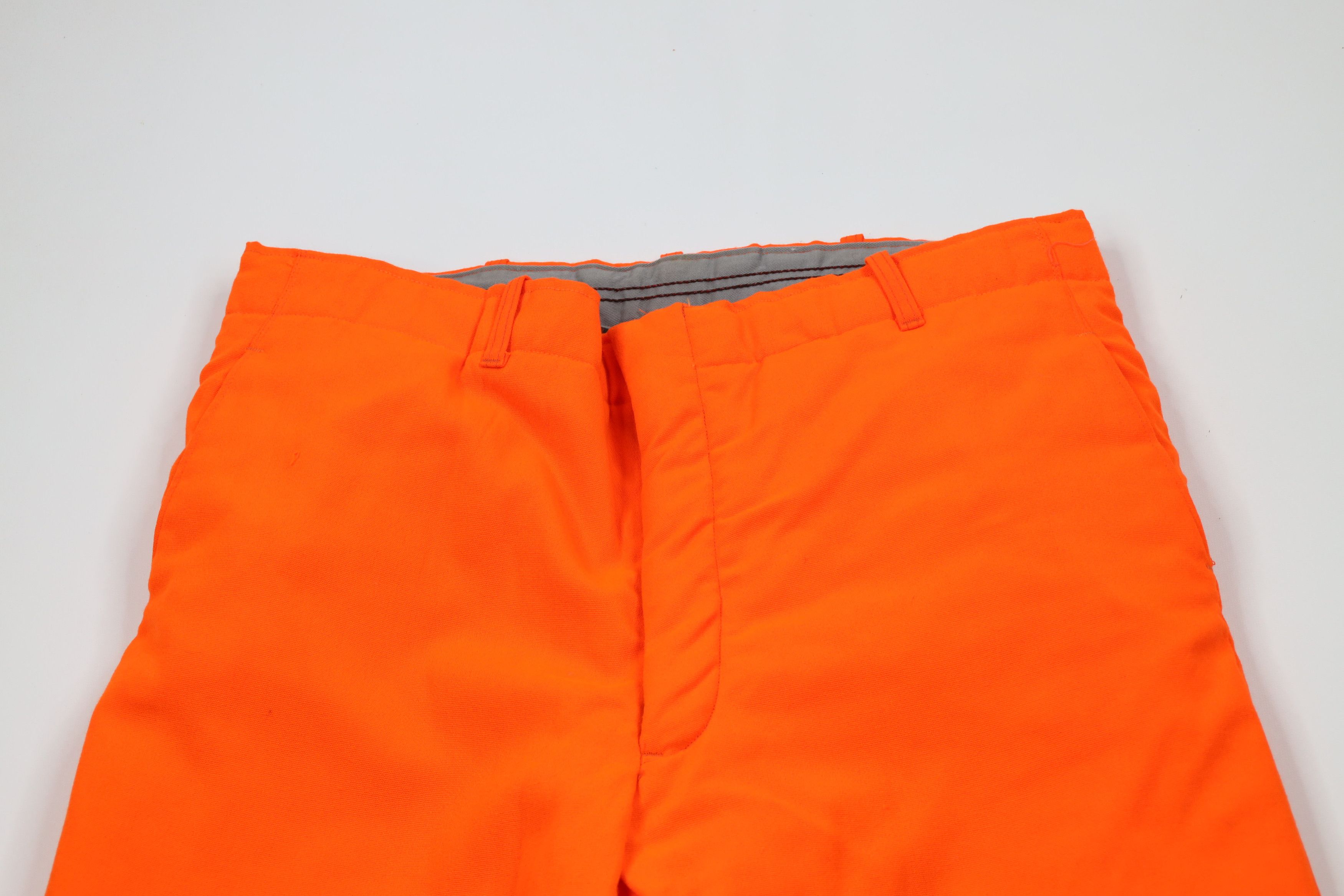 Vintage Vintage 60s 70s Winter Hunting Joggers Pants Blaze Orange Size US 38 / EU 54 - 2 Thumbnail