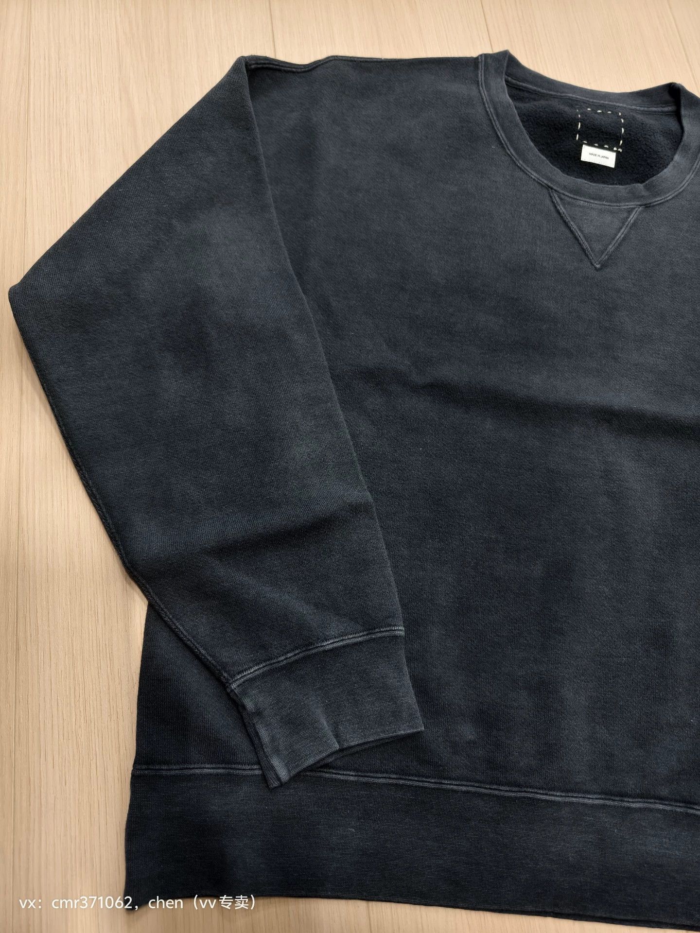Visvim VISVIM 25SS JUMBO SB SWEAT L/S DMGD Black Sz 2,3,4 Size US M / EU 48-50 / 2 - 2 Thumbnail