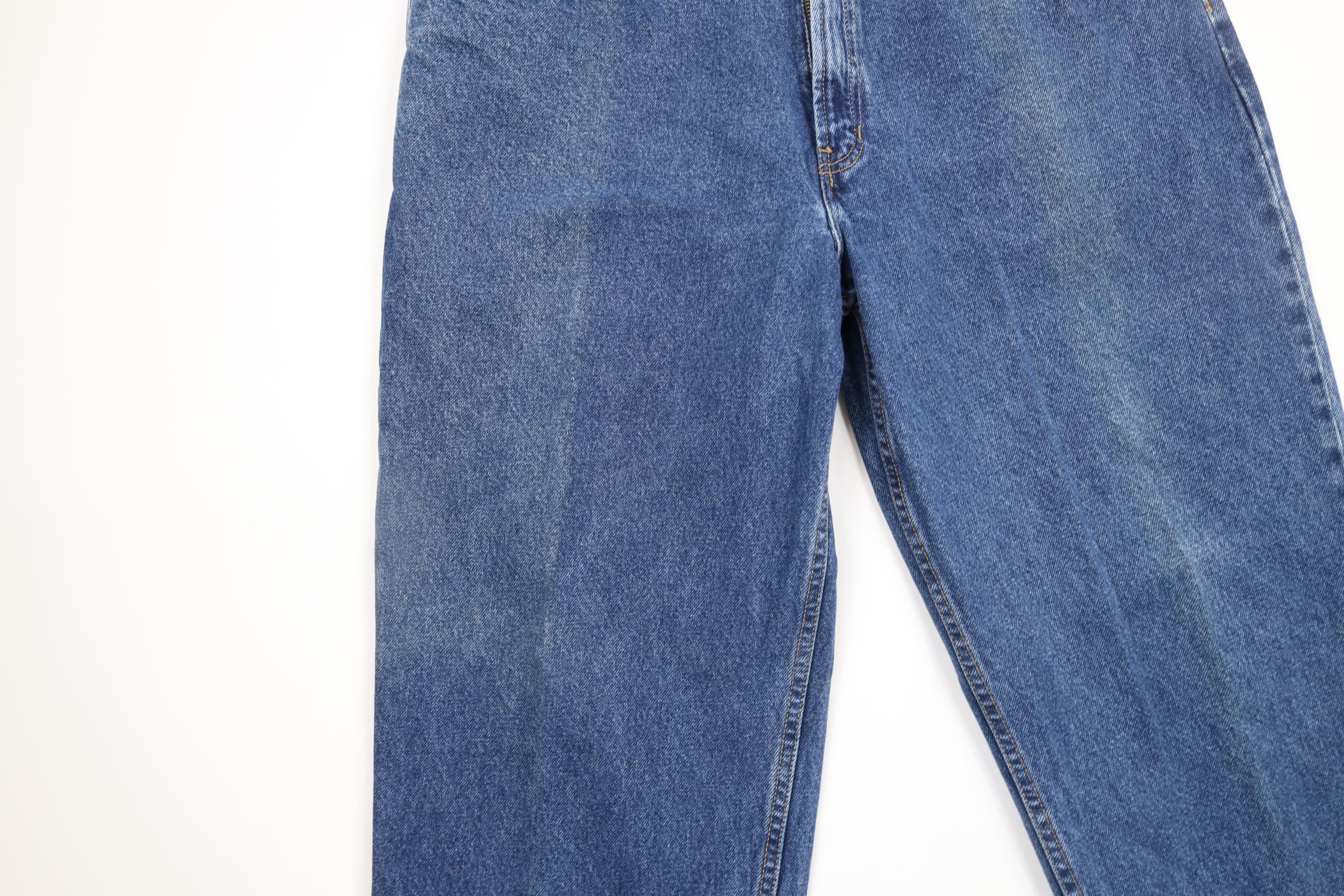 Tommy Hilfiger × Vintage Vintage 90s Tommy Hilfiger Faded Relaxed Fit Wide Leg Jeans Size US 38 / EU 54 - 5 Thumbnail
