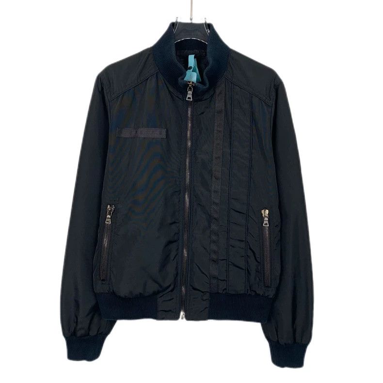 Prada Prada Black Stand Collar Zip Jacket Size US S / EU 44-46 / 1 - 1 Thumbnail