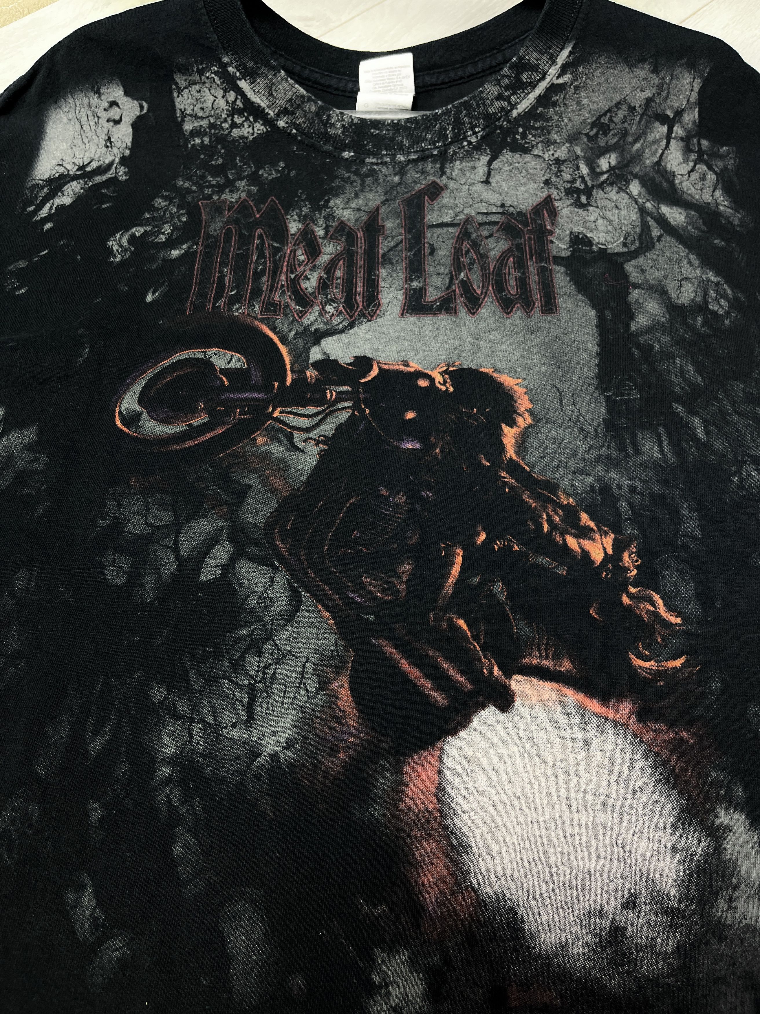 Band Tees 2010 MEAT LOAF "HANG COOL TEDDY BEAR" WORLD TOUR TEE - № 965 Size US L / EU 52-54 / 3 - 7 Thumbnail