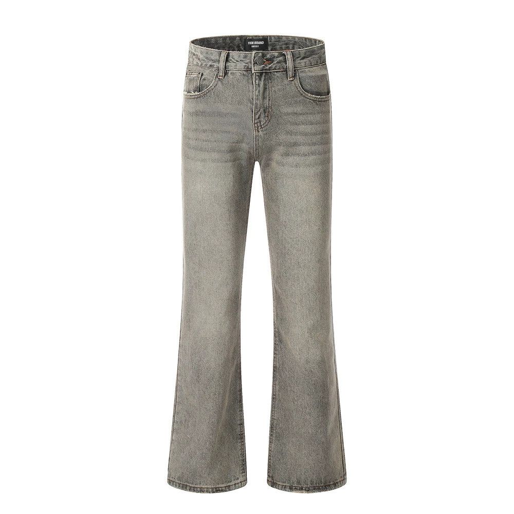Vintage Men's hippie trend distressed washed flared jeans Size US 32 / EU 48 - 1 Thumbnail