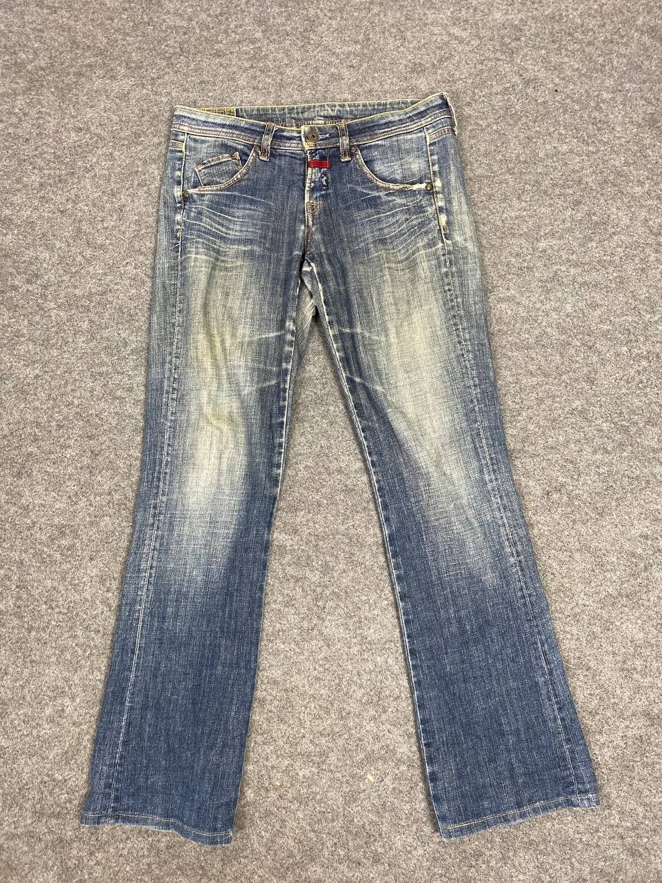 Marithe + Francois Girbaud marithe francois girbaud bootcut flare distressed denim Size US 32 / EU 48 - 1 Thumbnail