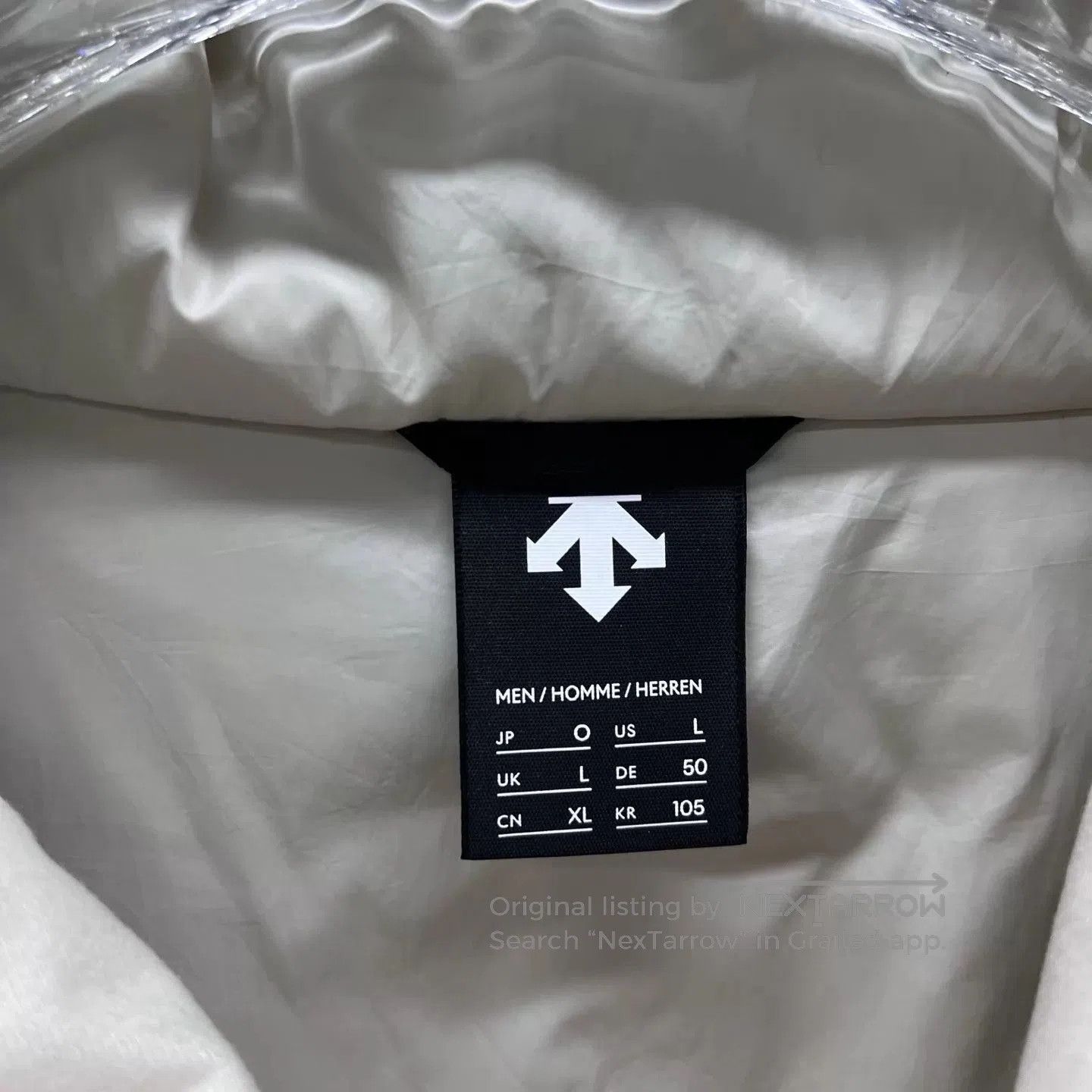 Descente White Hooded Zip. Size US XL / EU 56 / 4 - 3 Thumbnail