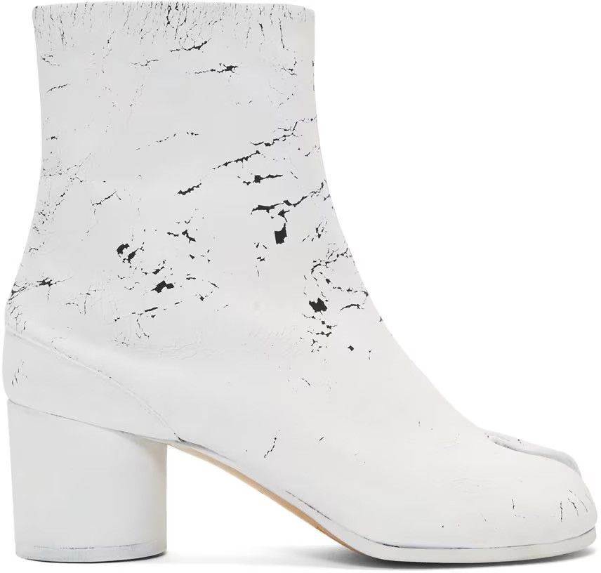 Maison Margiela FINAL DROP SSENSE EXCLUSIVE Painted Tabi Boots Size US 13 / EU 46 - 11 Thumbnail