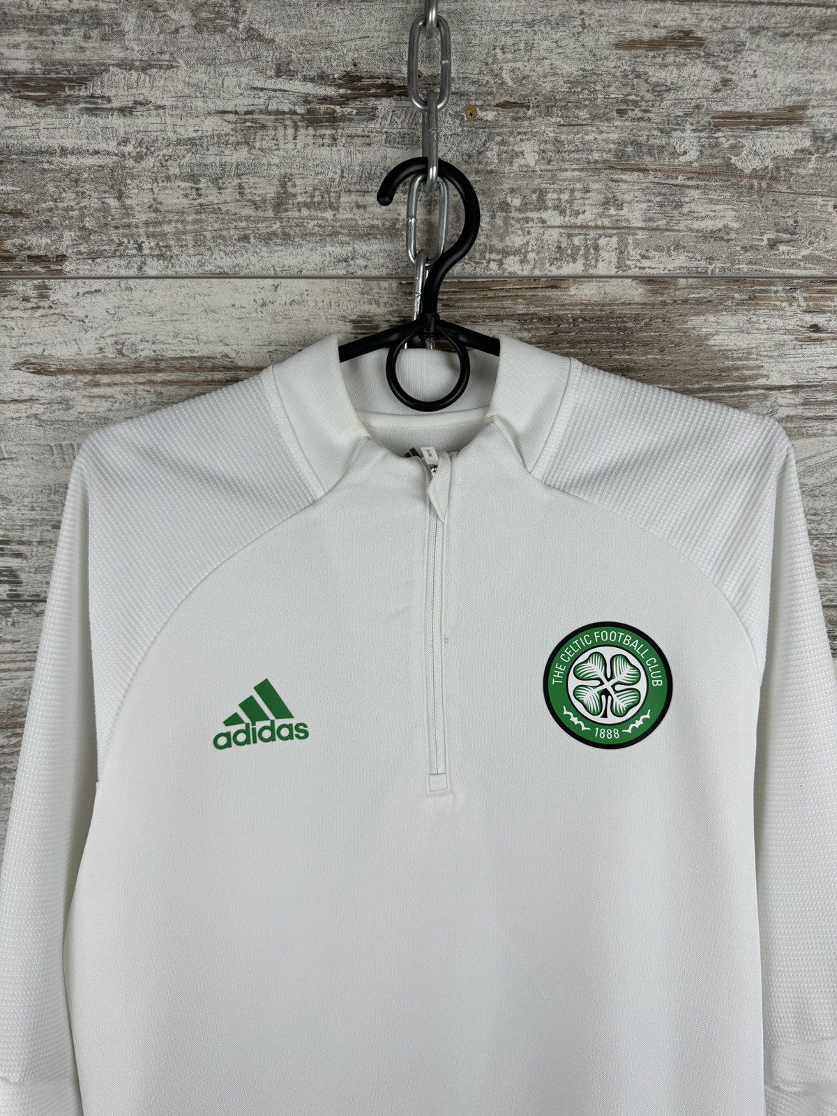 Adidas × Vintage Mens Vintage Adidas FC Celtic soccer jersey sweatshirt rare Size US M / EU 48-50 / 2 - 2 Thumbnail