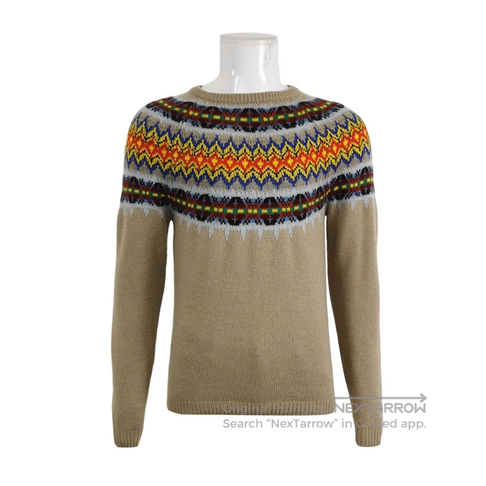 Gucci Gucci Multicolor Patterned Crewneck Long. Size US L / EU 52-54 / 3 - 1 Thumbnail