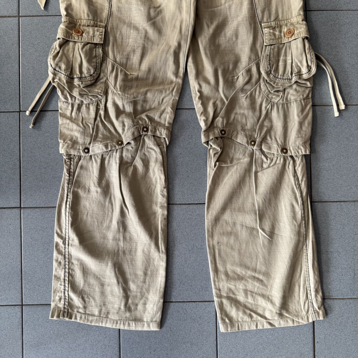 Marithe + Francois Girbaud 2000s marithe francois girbaud deformed cargo bondage pants Size US 30 / EU 46 - 4 Thumbnail