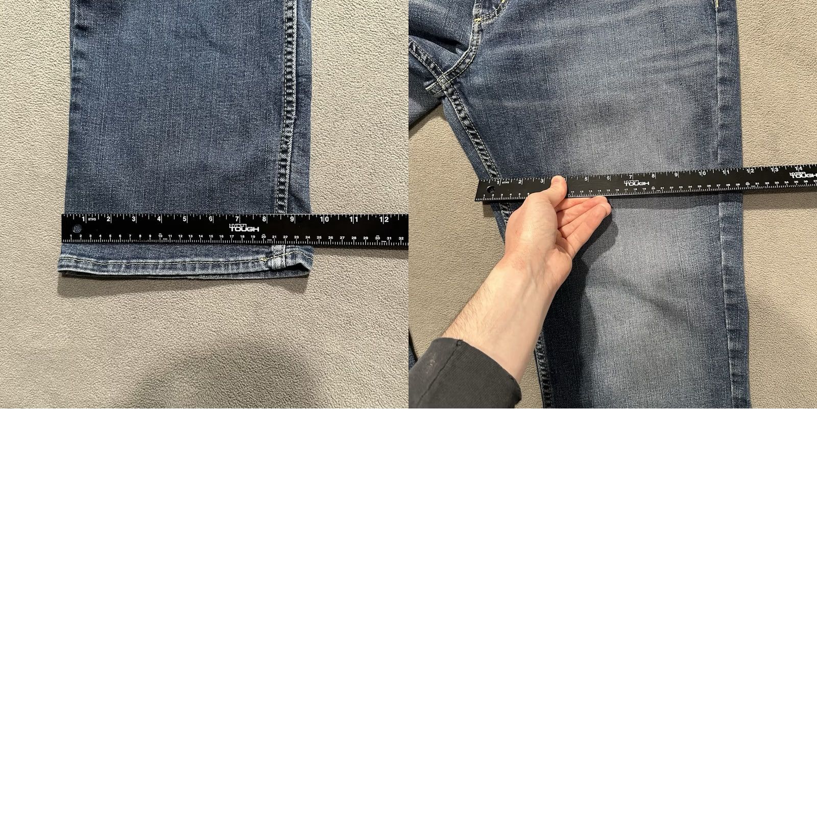 Silver Jeans Co. Silver Jeans Mens Relaxed Fit Bootcut Leg Jeans 36x32 Blue ZAC Size US 36 / EU 52 - 10 Thumbnail