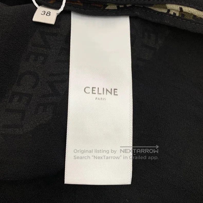 Celine Celine Camo Logo Silk Short. Size US 38 / EU 54 - 7 Thumbnail
