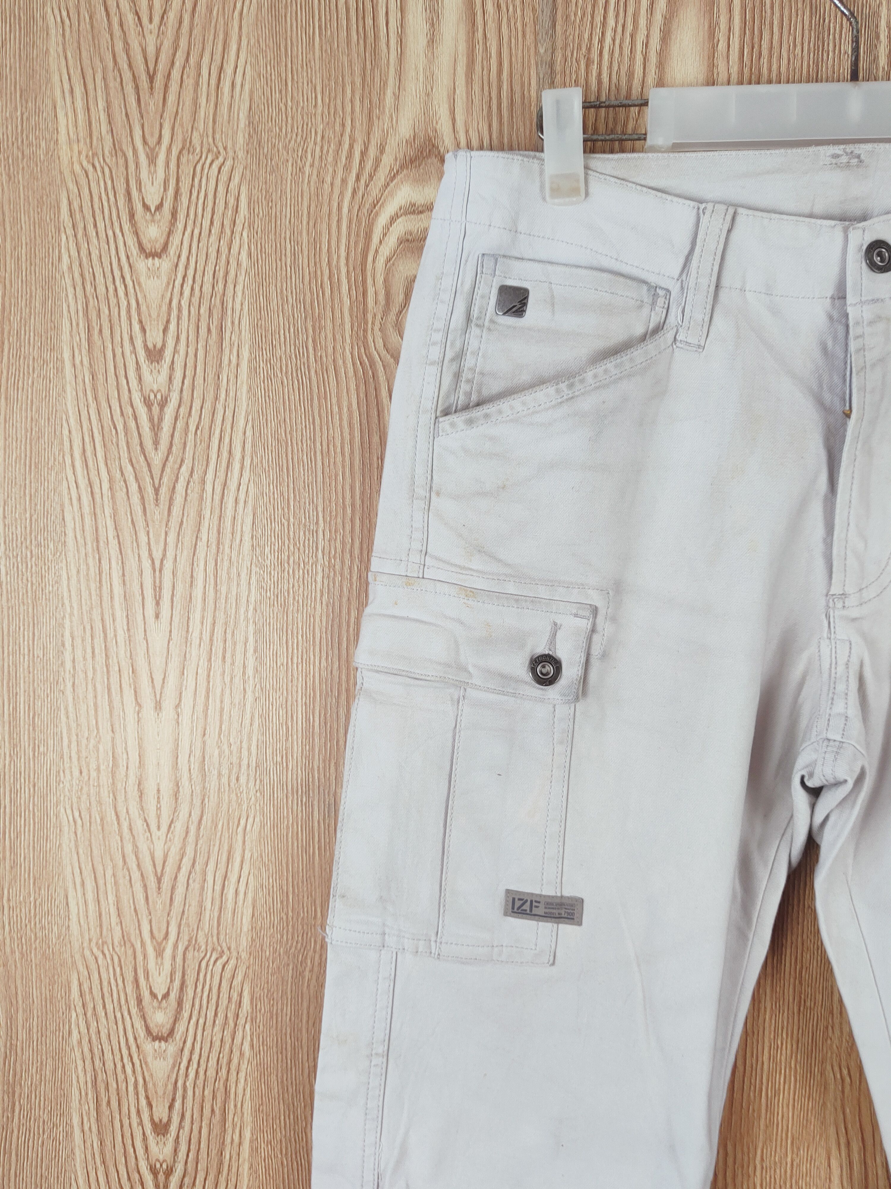 Japanese Brand I'z Frontier Multipocket cargo Joggers pants #W292 Size US 31 - 5 Thumbnail
