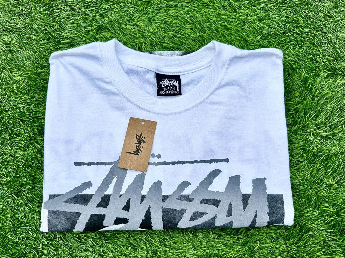 image of Stussy X Metalheadz 30 Goldie White T-Shirt Size XL Xlarge, Men's